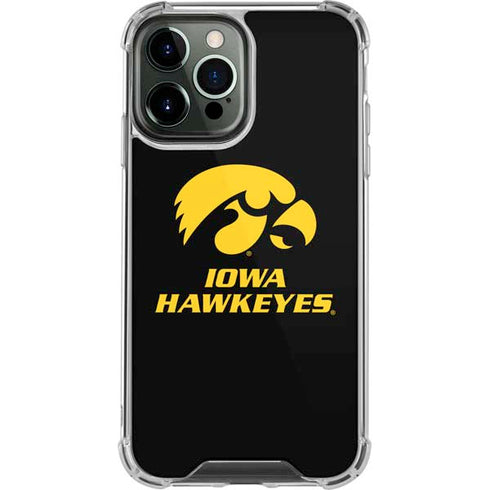 University of Iowa Hawkeyes iPhone 13 Pro Max Clear Case